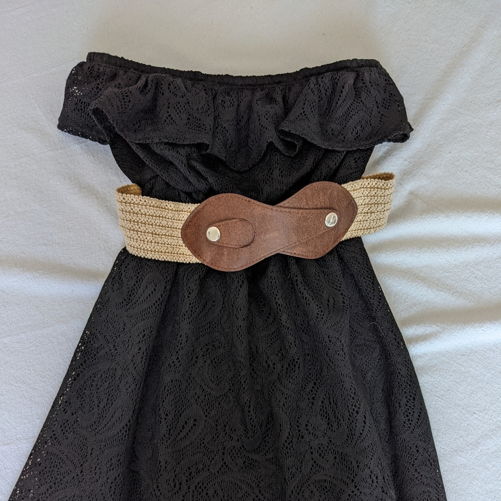 Lace black Mini dress